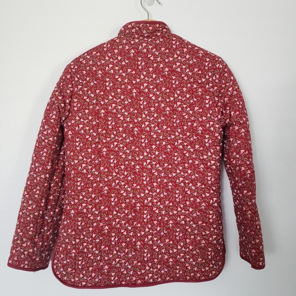 Women reversible quilted floral Jacket - Picture 9 of 13